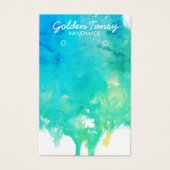 ドリッ絵を描プイヤリングネックレスジュエリー表示カード (正面)