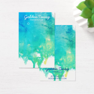 ドリッ絵を描プイヤリングネックレスジュエリー表示カード