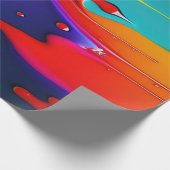ドリッ絵を描プ ラッピングペーパー (角)