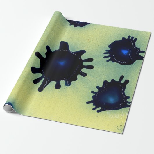 ドリッ絵を描プ ラッピングペーパー (アンロールド)