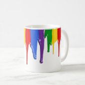 ドリッ絵を描モダングArt Coffee Mug コーヒーマグカップ (正面右)