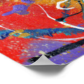 ドリパル遊抽象芸術アートポスター ポスター (角)