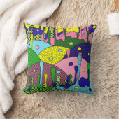 ドリピトリップ（幻覚体験）のようなー クッション (ブランケット)