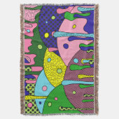 ドリピトリップ（幻覚体験）のようなー スローブランケット (正面縦)