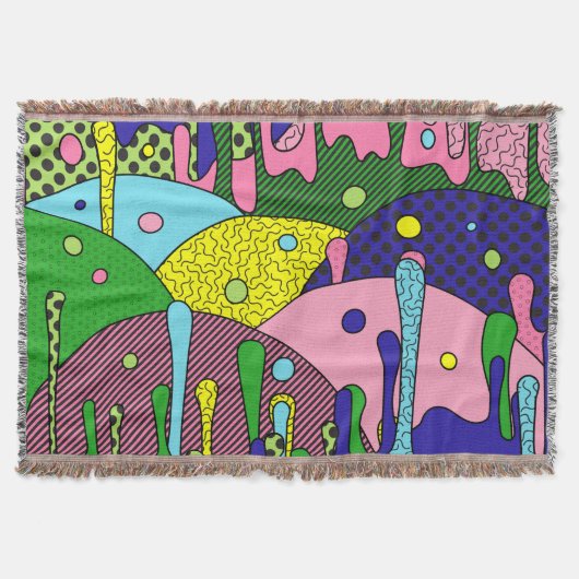 ドリピトリップ（幻覚体験）のようなー スローブランケット (正面)