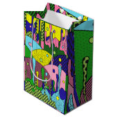 ドリピトリップ（幻覚体験）のようなー ミディアムペーパーバッグ (正面アングル)