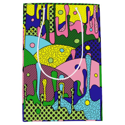 ドリピトリップ（幻覚体験）のようなー ミディアムペーパーバッグ (正面)