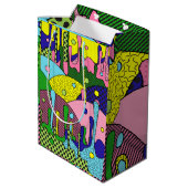 ドリピトリップ（幻覚体験）のようなー ミディアムペーパーバッグ (裏面アングル)