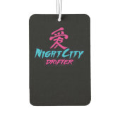 ドリフター。スカイラインR32 GTR日産 カーエアーフレッシュナー (裏面)