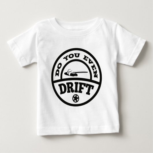 ドリフトしてるのか? ベビーTシャツ (正面)