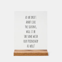 ドリフトアパートアクリル標識