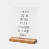 ドリフトアパートアクリル標識 アクリルサイン (傾斜)