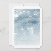 ドリフトウッドアーバービーチ結婚式招待状 招待状 (裏面)