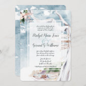 ドリフトウッドアーバービーチ結婚式招待状 招待状 (正面/裏面)