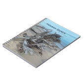 ドリフトウッドインディアナデュネス国立公園磁石ポスト ノートブック (左側)