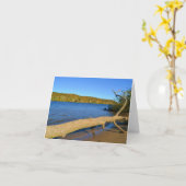 ドリフトウッドノテカード カード (黄色い花)