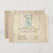 ドリフトウッドバーンウッドメ素朴ンソンジャガーデンフローラ 出欠カード (正面/裏面)