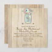 ドリフトウッドバーンウッドメ素朴ンソンジャガーデンフローラ 招待状 (正面/裏面)