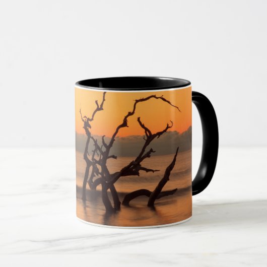 ドリフトウッドビーチアットサンライズジキル島ジョージア マグカップ (正面右)