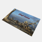 ドリフトウッドビーチオンジキル島Doormat ドアマット (アングル)