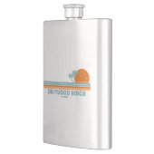 ドリフトウッドビーチジョージアサンパームツリーズ フラスク (左)