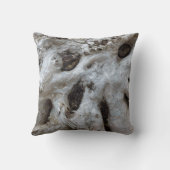 ドリフトウッドブル抽象芸術 クッション (裏面)