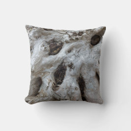 ドリフトウッドブル抽象芸術 クッション