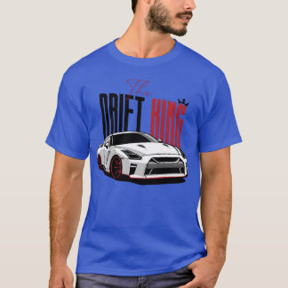 ドリフトカー少年レトロ Tシャツ