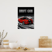 ドリフトカー レッドマッスル ポスター (キッチン)