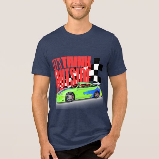 ドリフトカー レーシング シャツ メンズ レディース (正面)