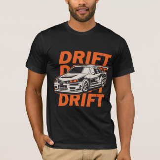 ドリフトカー レース Tシャツ