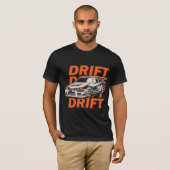 ドリフトカー レース Tシャツ (正面フル)