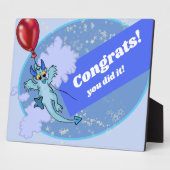 ドリフトバ遠くにルーンドラゴンおめでとう フォトプラーク (側面)