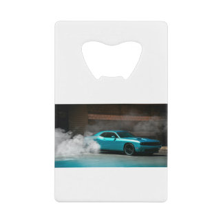ドリフトブルーマッスルカー クレジットカード栓抜き