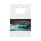 ドリフトブルーマッスルカー クレジットカード栓抜き (裏面)