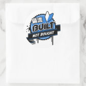 ドリフト熱狂するパトロール – 未買構築（青） ラウンドシール (バッグ)