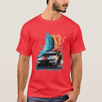 ドリフト ドリフトカー スーパーカー スポーツカー Tシャツ