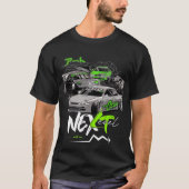 ドリフト メンズ Tシャツ GTR カー チューニング (正面)
