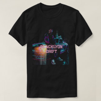 ドリフト レース ブラック リヨン 53 Tシャツ