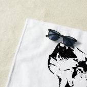 ドリフト、急ぐな ビーチタオル (インサイチュ)