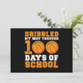 ドリブルで切り抜けた100日間の学校バスケ 招待状 (スタンド正面)