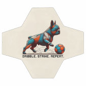 ドリブル。ストライク。繰り返す。 サッカーボール (フラット)