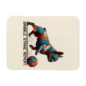 ドリブル。ストライク。繰り返す。 マグネット (横)