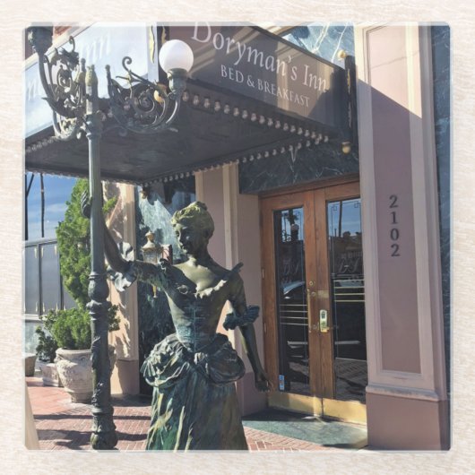 ドリマンズイン，ニューポートビーチ，カリフォルニア ガラスコースター (正面)