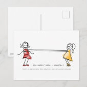 ドリュック・ドッヒ…リモート! ポストカード (正面/裏面)