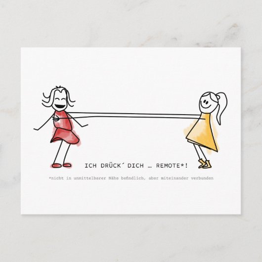 ドリュック・ドッヒ…リモート! ポストカード (正面)