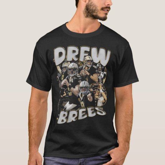 ドリュー・ブリーズ ヴィンテージ Tシャツ (正面)