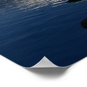 ドリリウム湖からフード山 ポスター (角)