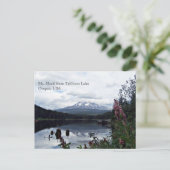 ドリリウム湖からフード山 ポストカード (スタンド正面)