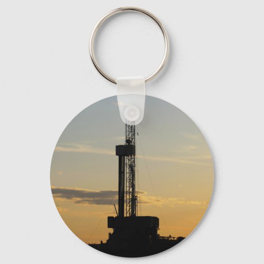 ドリリングリグシルエット キーホルダー (正面)